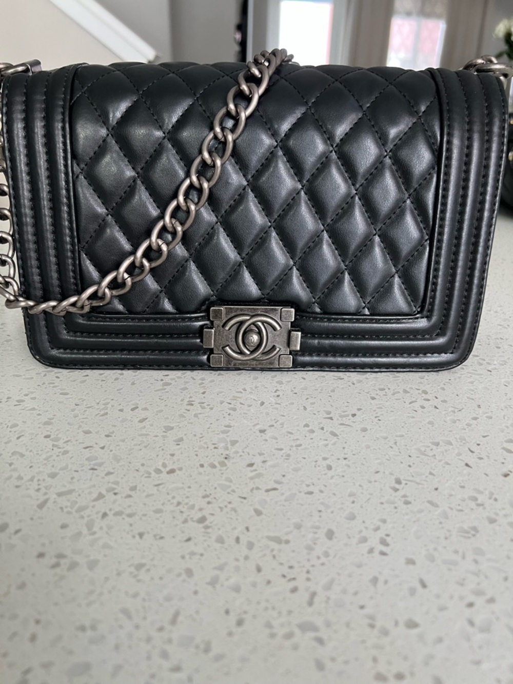 Black Quilted purse